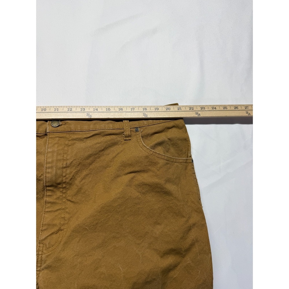 Genuine Dickies Flex Duck Utility Carpenter Pants Mens 42x29 Brown Workwear - Picture 6 of 14